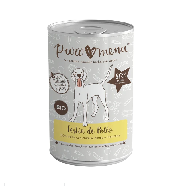 PUROMENÚ: Lata de comida húmeda - Pollo