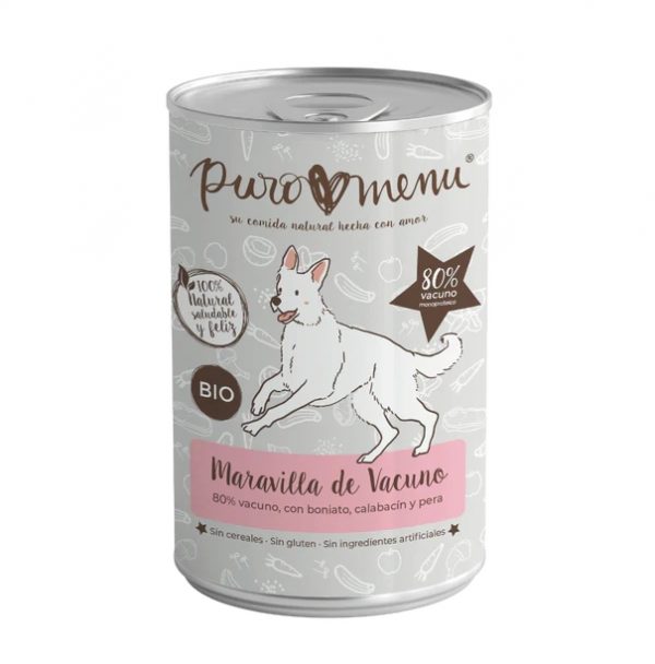 PUROMENÚ: Lata de comida húmeda - Vacuno