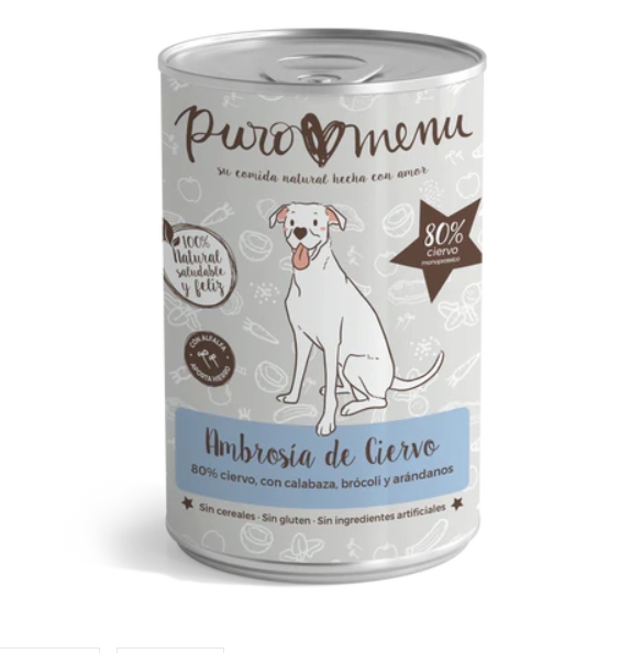 PUROMENÚ: Lata de comida húmeda - Ciervo