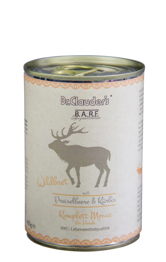 DR. CLAUDER'S: Lata de comida húmeda - Caza