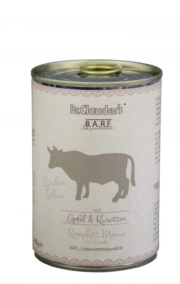 DR. CLAUDER'S: Lata de comida húmeda - Ternera