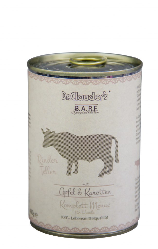 DR. CLAUDER'S: Lata de comida húmeda - Ternera