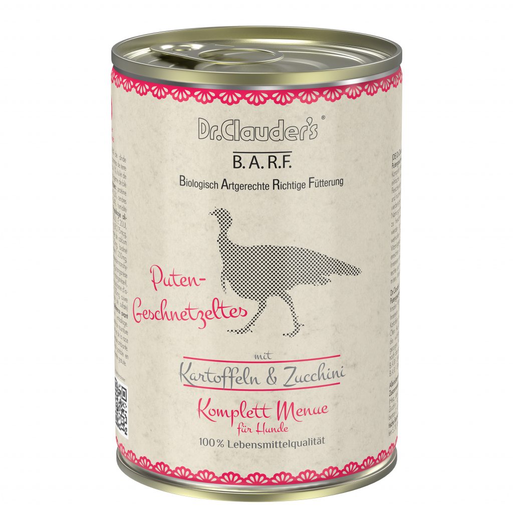 DR. CLAUDER'S: Lata de comida húmeda - Pavo