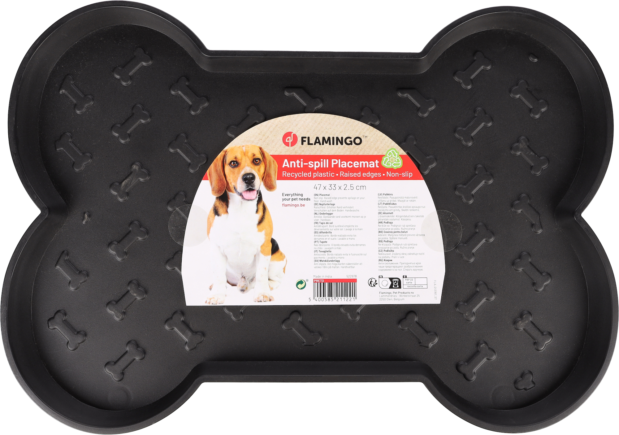 FLAMINGO: Alfombrilla de material reciclado