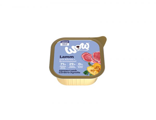 WOW: Tazón de comida húmeda - Cordero