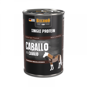 BELCANDO: Lata de comida húmeda monoproteica – Caballo