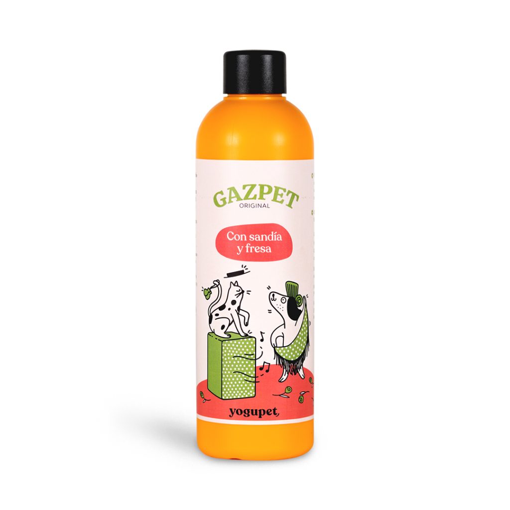 YOGUPET: Gazpet de sandía y fresa