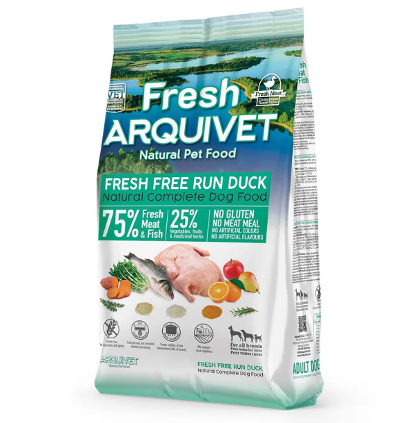 ARQUIVET FRESH: Alimento semihúmedo (pato criado en libertad)