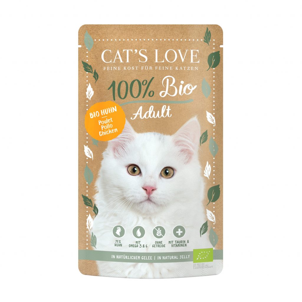 CAT'S LOVE: Sobre de pollo (bio)