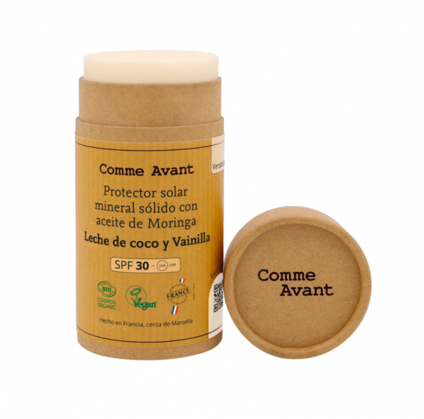 COMME AVANT: Protector solar mineral sólido SPF30
